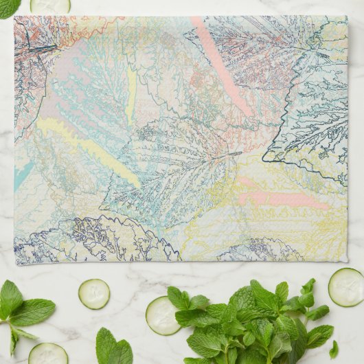 葉. キッチンタオル (折り畳み)