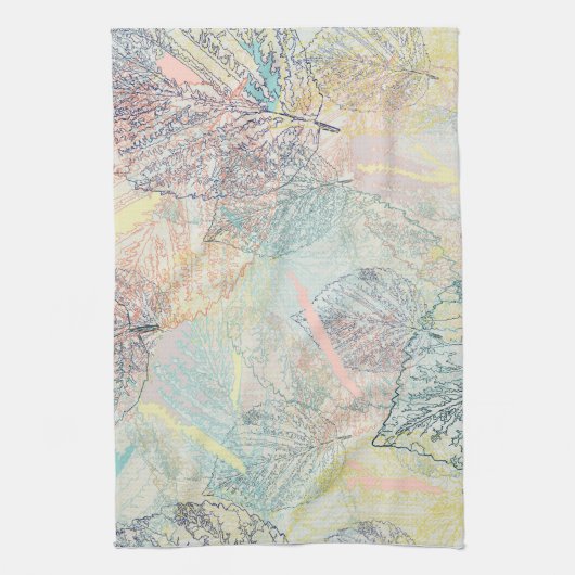 葉. キッチンタオル (縦)