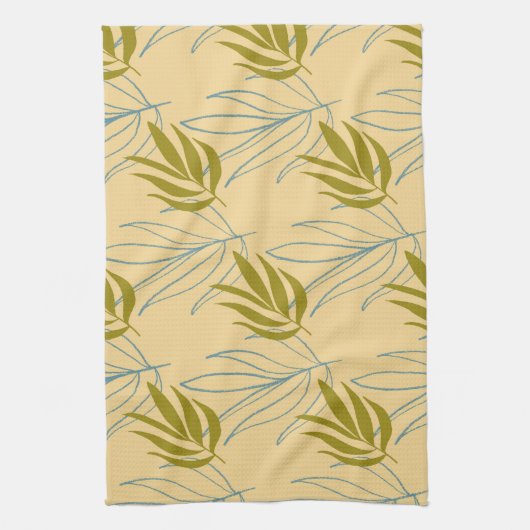 葉 キッチンタオル (縦)