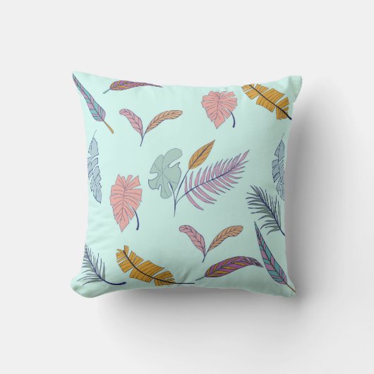 葉 クッション (正面)