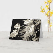 葉[グリーティングカード] カード (黄色い花)