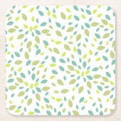 葉 スクエアペーパーコースター (正面)