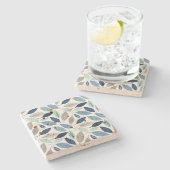 葉 ストーンコースター (横)