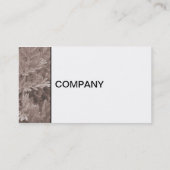 葉（セピア）名刺 名刺 (裏面)