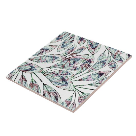 葉. タイル (側面)