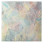 葉. タイル (正面)