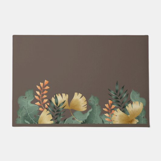 葉 ドアマット (正面)