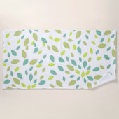 葉 ビーチタオル (正面)