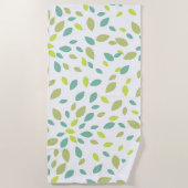 葉 ビーチタオル (正面)