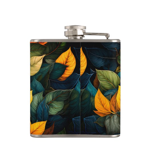 葉 フラスク (裏面)