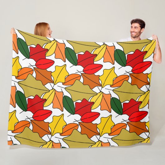 葉 フリースブランケット (インサイチュ)