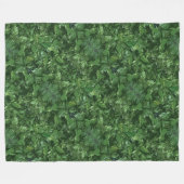 葉 フリースブランケット (正面(横))