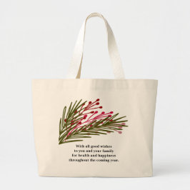 葉&ベリーズジャンボトートバッグ ラージトートバッグ