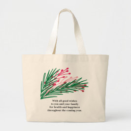 葉&ベリーズジャンボトートバッグ ラージトートバッグ