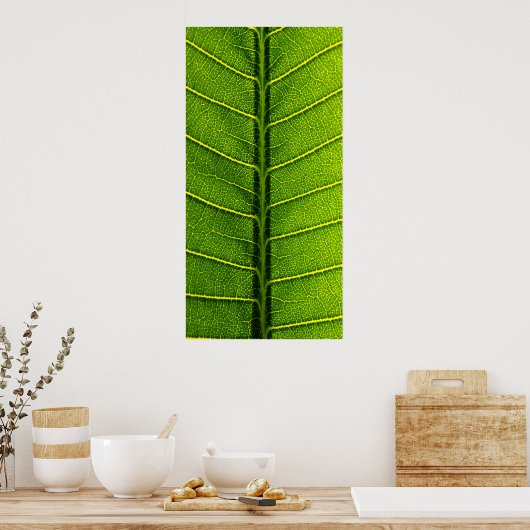 葉 ポスター (キッチン)