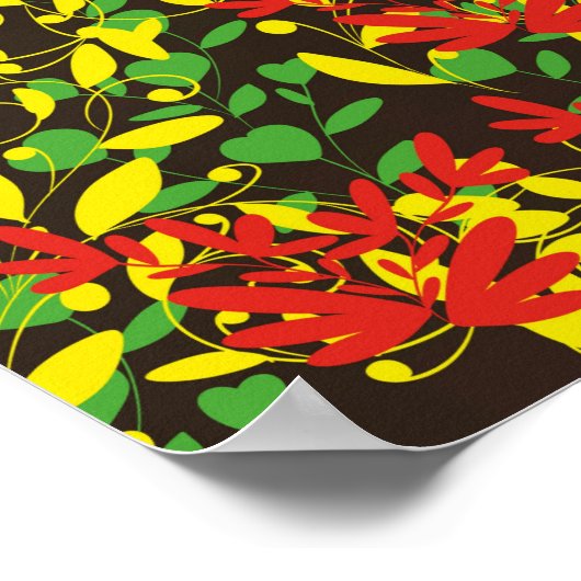 葉 ポスター (角)