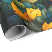 葉 ラッピングペーパー (ロールコーナー)