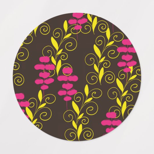 葉 ラベル (デザイン2)