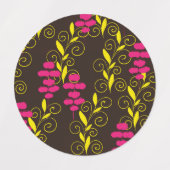 葉 ラベル (デザイン1)