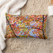 葉 ランバークッション (ブランケット)