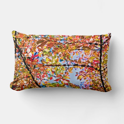 葉 ランバークッション (正面)