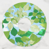 葉 ワイングラスタグ (正面)