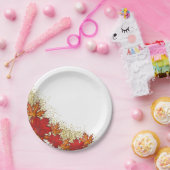 葉|感謝祭ディナーパーティー ペーパープレート (パーティー)