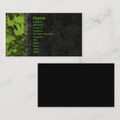 葉-緑 名刺 (正面/裏面)