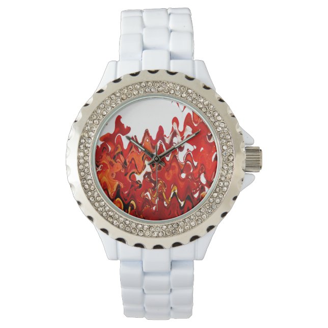 葉 腕時計 (正面)