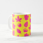 葉，自然，森，木，美しい，環境 コーヒーマグカップ (正面左)