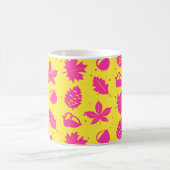 葉，自然，森，木，美しい，環境 コーヒーマグカップ (中央)