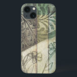 葉、花および草が付いている庭のパネル iPhone 13ケース<br><div class="desc">抽象的なスケッチの葉、花および草を特色にする気持が良い庭のパネル。 色の組合せは絵画で入っていて沢山が目を、引きます。 あなたの壁の歓迎された場所を見つけることができる容易な会話の始動機!</div>