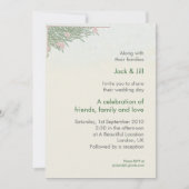 葉 5x7 招待状 (正面)