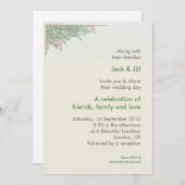 葉 5x7 招待状 (正面/裏面)