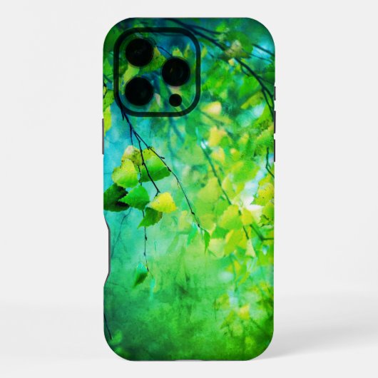 葉 iPhoneケース (裏面)
