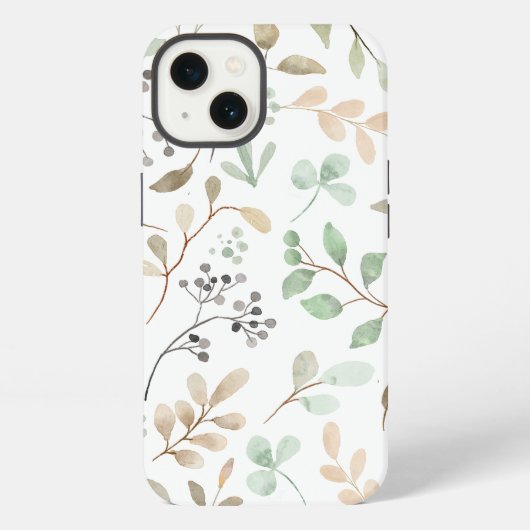 葉 iPhoneケース (裏面)