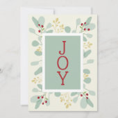 葉Christmas Non Photo シーズンカード (正面)