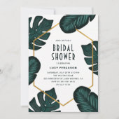 葉Frames Tropical Bridal Shower Invitation 招待状 (正面)