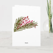 葉Greeting Cards シーズンカード (裏面)