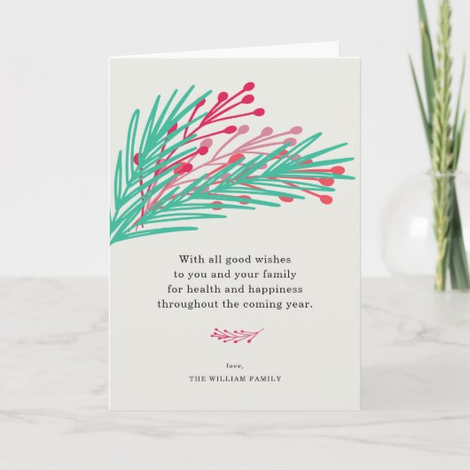 葉Greeting Cards シーズンカード (正面)