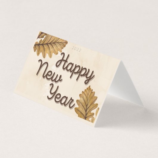 葉Happy New Year Cards 25pk (正面)