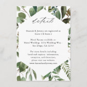 葉LG素朴とユーカリ エンクロージャーカード (正面)