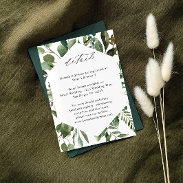 葉LG素朴とユーカリ エンクロージャーカード