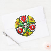 著しい危警告険 ラウンドシール (封筒)