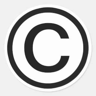 著作権ステッカー© ラウンドシール