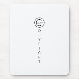 著作権モダンの白書 マウスパッド