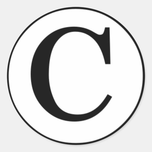 著作権記号物... ラウンドシール (正面)