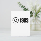 著作権1983 ポストカード (スタンド正面)