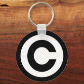 著作権 キーホルダー (正面)
