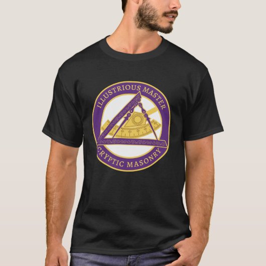 著名なマスターMason Cryptic Masonry York Rite Tシャツ (正面)